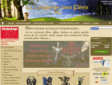 Tablet Screenshot of lalegendedesfees.com